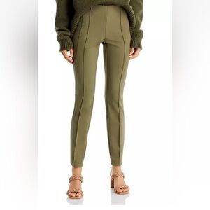 Lafayette 148 New York Acclaimed Stretch Gramercy Pants Sz 10 Chive